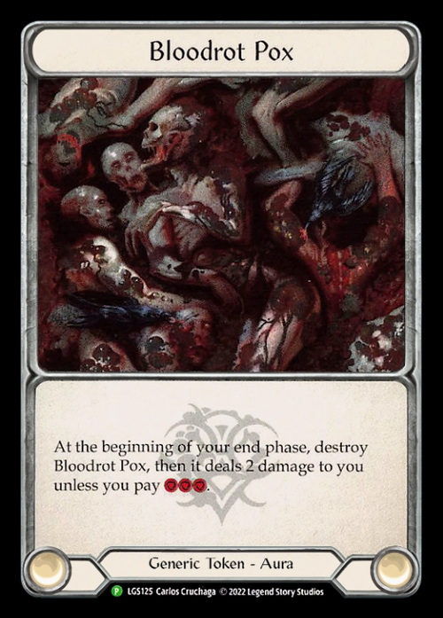 Bloodrot Pox // Frailty Card Front