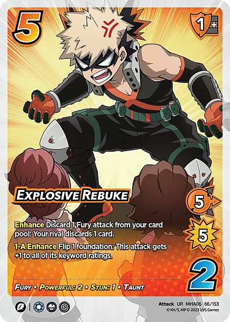 Explosive Rebuke Card Front