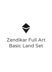 Zendikar Full Art Basic Land Set