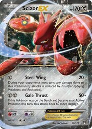 Scizor-EX [Steel Wing | Gale Thrust]
