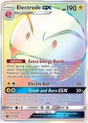 Electrode GX [Extra Energy Bomb | Electro Ball | Crush and Burn GX]