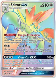 Scizor GX [Danger Perception | Steel Wing | Cross-Cut GX]