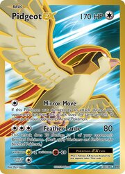 Pidgeot EX [Mirror Move | Feather Lance]
