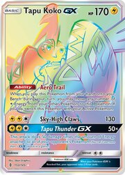 Tapu Koko GX [Sky-High Claws]
