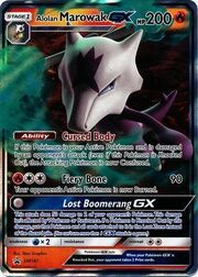 Marowak di Alola GX