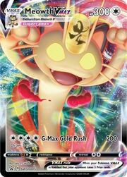 Meowth VMAX [G-Max Gold Rush]