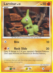 Larvitar Lv.19 [Bite | Rock Slide]