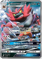 Incineroar GX [Scar Charge | Crushing Punch | Darkest Tornado GX]