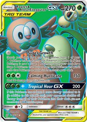Rowlet e Exeggutor di Alola GX ALLEATI