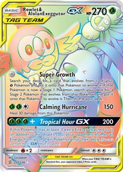 Rowlet e Exeggutor di Alola GX ALLEATI