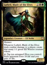 Lathril, Lama degli Elfi