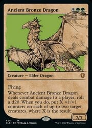 Dragón de bronce anciano