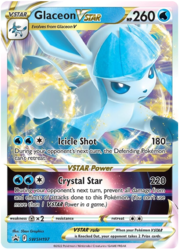 Glaceon V ASTRO [Icicle Shot | Crystal Star]