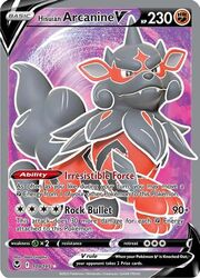 Arcanine di Hisui V [Irresistible Force | Rock Bullet]