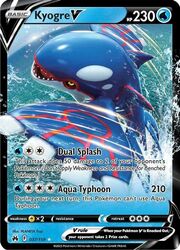 Kyogre V [Dual Splash | Aqua Typhoon]