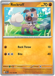 Rockruff [Roar | Rock Throw]