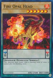 Cabeza de Ópalo de Fuego