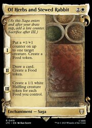 Hierbas aromáticas y guiso de conejo