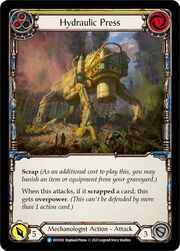 Hydraulic Press - Yellow