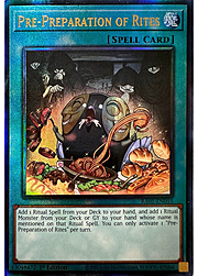 Pre-Preparazione dei Riti