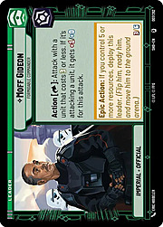 Moff Gideon, Comandante Formidabile