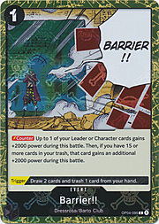 Barrier!!