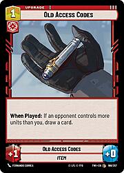 Vecchi Codici di Accesso