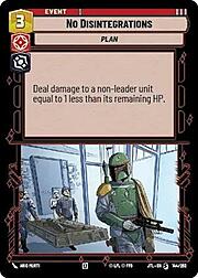 Nada de desintegraciones