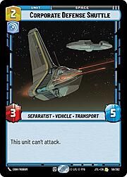 Corporate Defense Shuttle