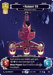 Radiante VII, Llegan los embajadores