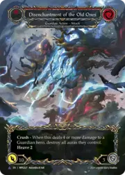 Disenchantment of the Old Ones