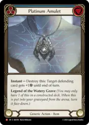 Platinum Amulet