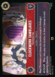 Clockwork Sawblades - Treacherous Trap