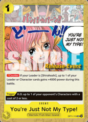 You're Just Not My Type!