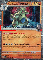 Tyranitar del Team Rocket