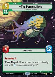 El rey de los purrgils, Encabeza el viaje