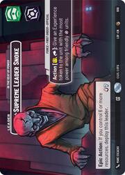 Líder supremo Snoke, Sentado en el trono