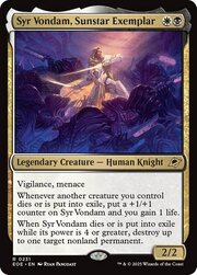 Syr Vondam, Sunstar Exemplar