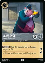 Lawrence - Jealous Manservant