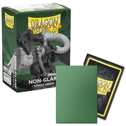 100 Dragon Shield Sleeves - Matte Non-Glare Forest Green