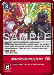 Alexandrite Memory Boost!