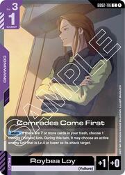 Comrades Come First
