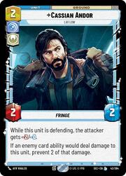 Cassian Andor, Basso Profilo