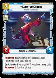 Senatrice Chuchi, Una Voce Per Chi Non La Ha