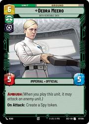 Dedra Meero, Munita Di Dati Verificabili