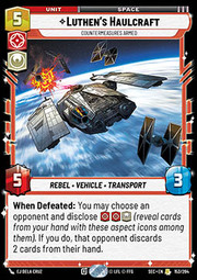 Nave Trasporto di Luthen, Contromisure Armate