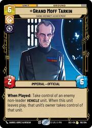 Grand Moff Tarkin, Ruba Il Merito Di Krennic