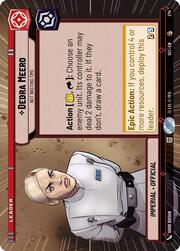 Dedra Meero, Non Perde Tempo