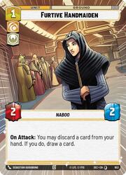 Doncella real furtiva