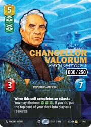 Chancellor Valorum - Civil Servant